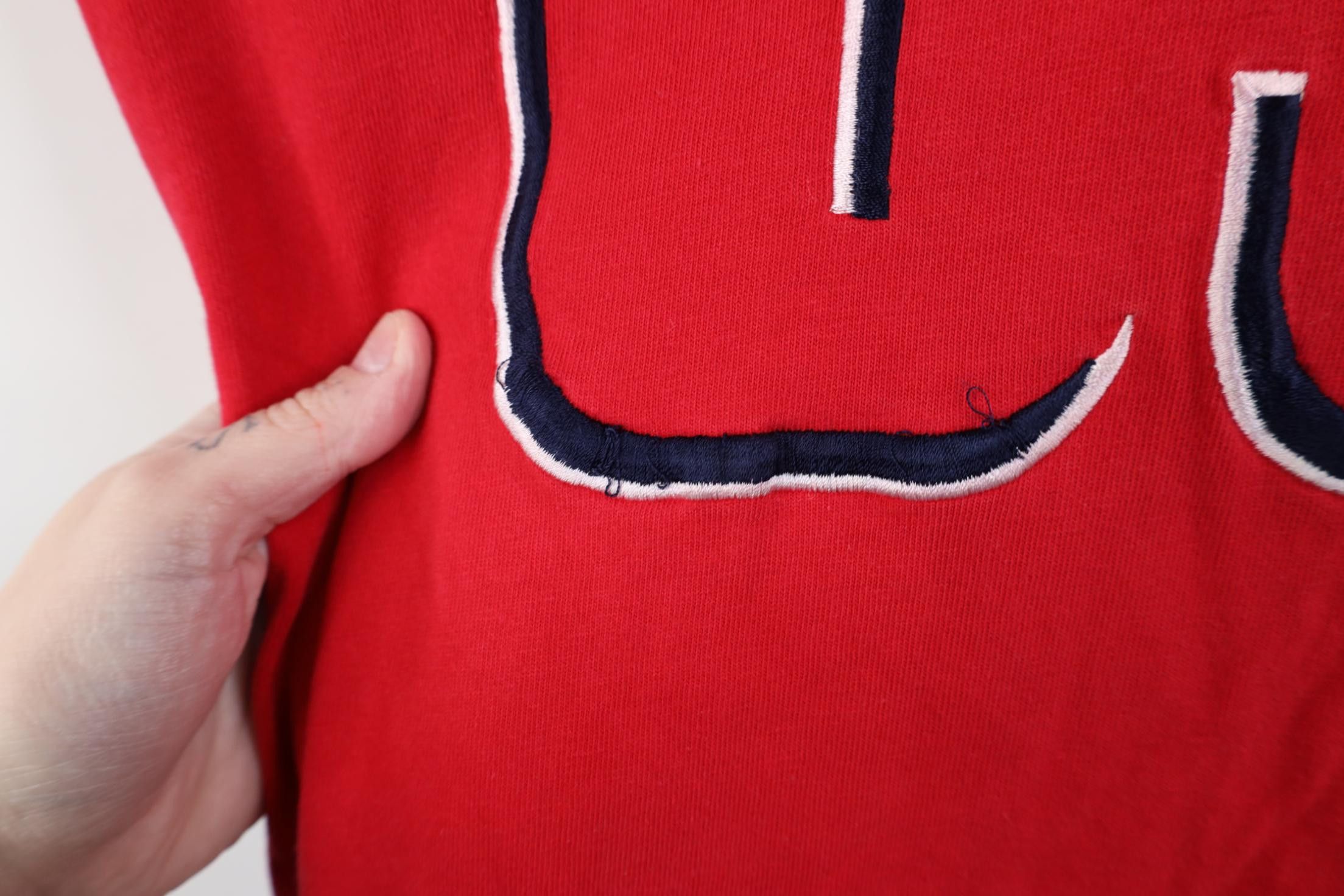 Fubu Vintage 90s Y2K FUBU Fit Long Sleeve T-Shirt Red Cotton Size US XXL / EU 58 / 5 - 7 Thumbnail