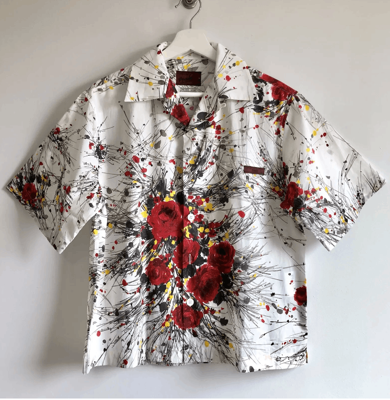 Prada Prada AW17 Bouquet Shirt Size US S / EU 44-46 / 1 - 1 Thumbnail