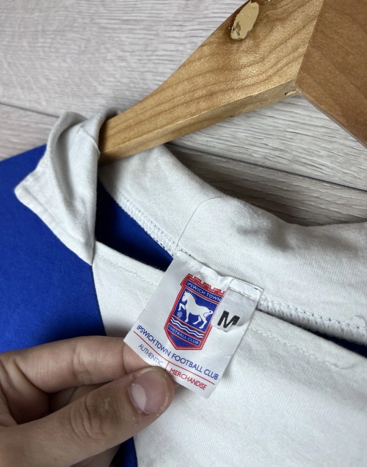 Other Vintage men’s soccer merch Ipswich Town size M blue Size US M / EU 48-50 / 2 - 2 Thumbnail