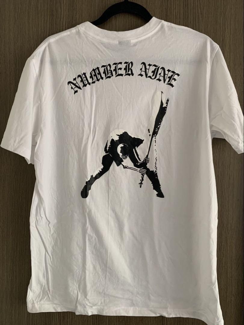 Number (N)ine Double Skull Tee Shirt Size US L / EU 52-54 / 3 - 2 Thumbnail