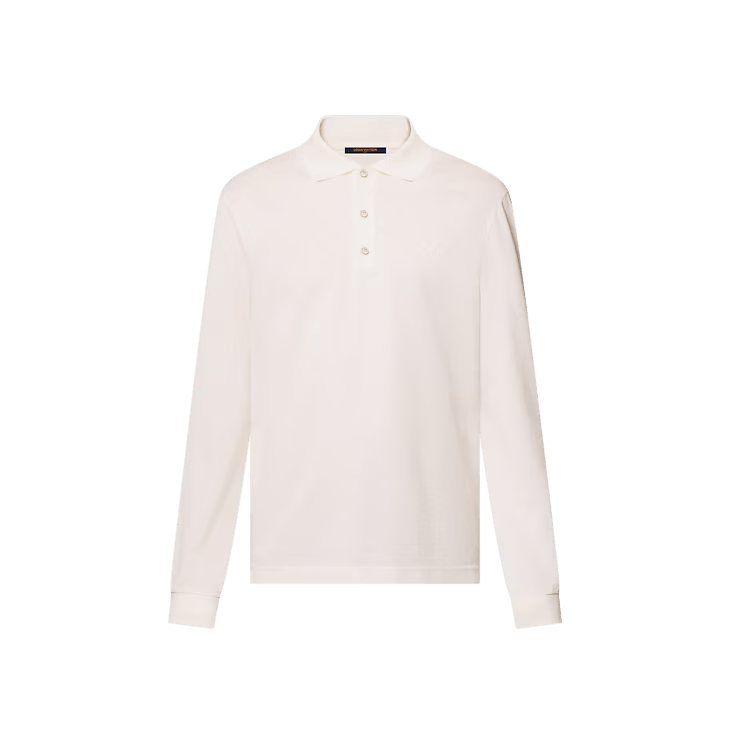 Louis Vuitton Damier Signature Long-Sleeved Polo Shirt Size US S / EU 44-46 / 1 - 1 Thumbnail