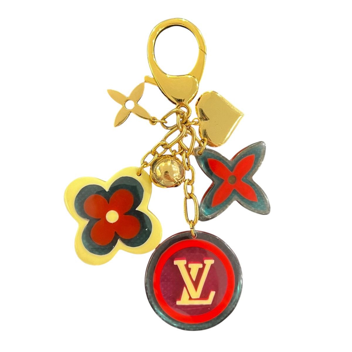 Louis Vuitton Louis Vuitton Logo Gold Keychain Bag Charm Size ONE SIZE - 3 Thumbnail
