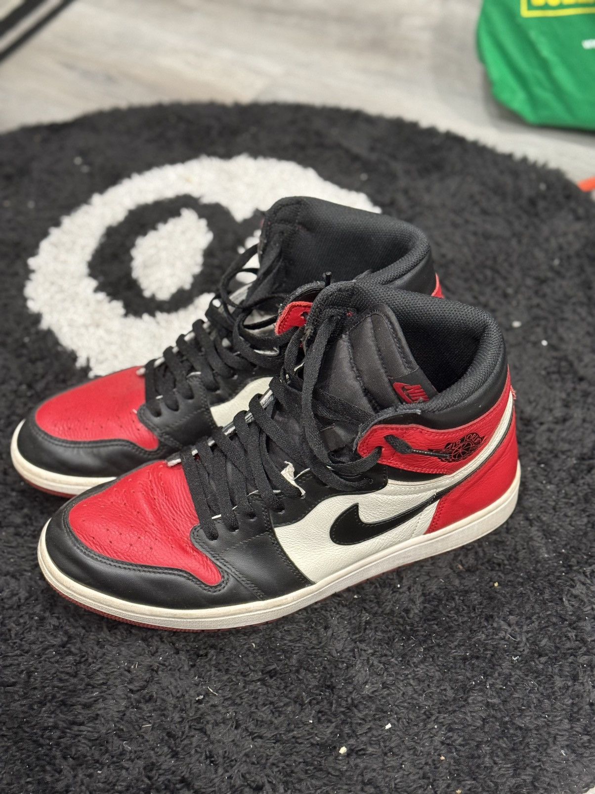 Jordan Brand JORDAN 1 BRED TOE Size US 12 / EU 45 - 6 Thumbnail
