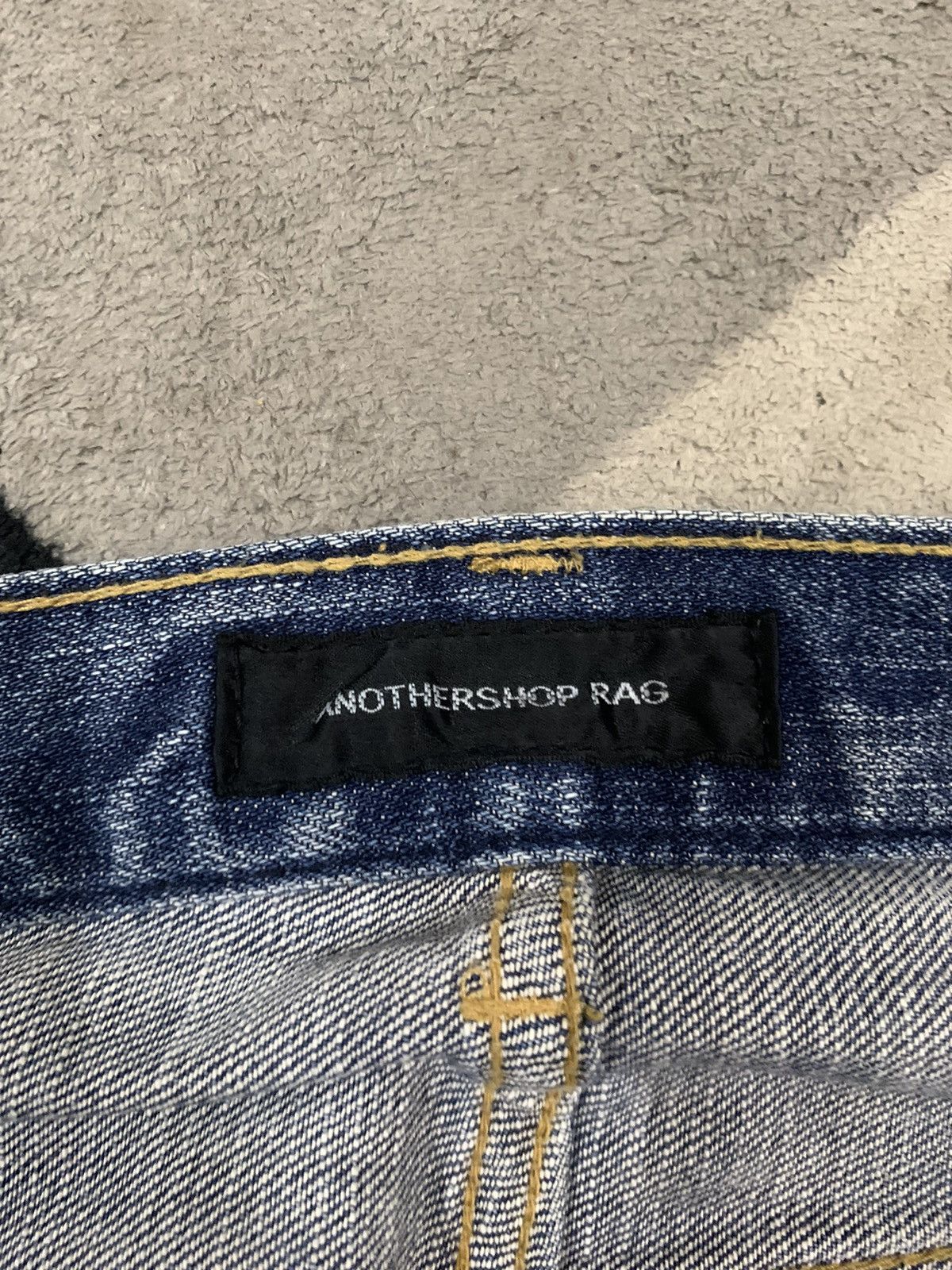 KMRii Vintage Japanese Brand Blue Washed Splatter Distressed Jeans Size US 32 / EU 48 - 23 Thumbnail