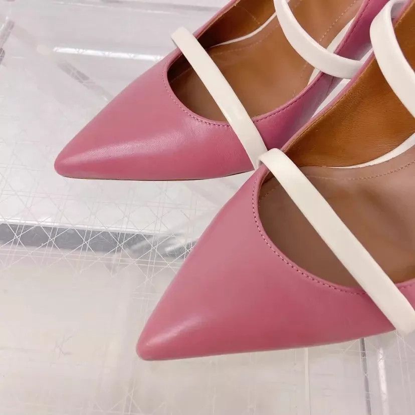 Malone Souliers MALONE SOULIERS Pink Heeled Sandals EU 38 Size US 7.5 / IT 37.5 - 4 Thumbnail