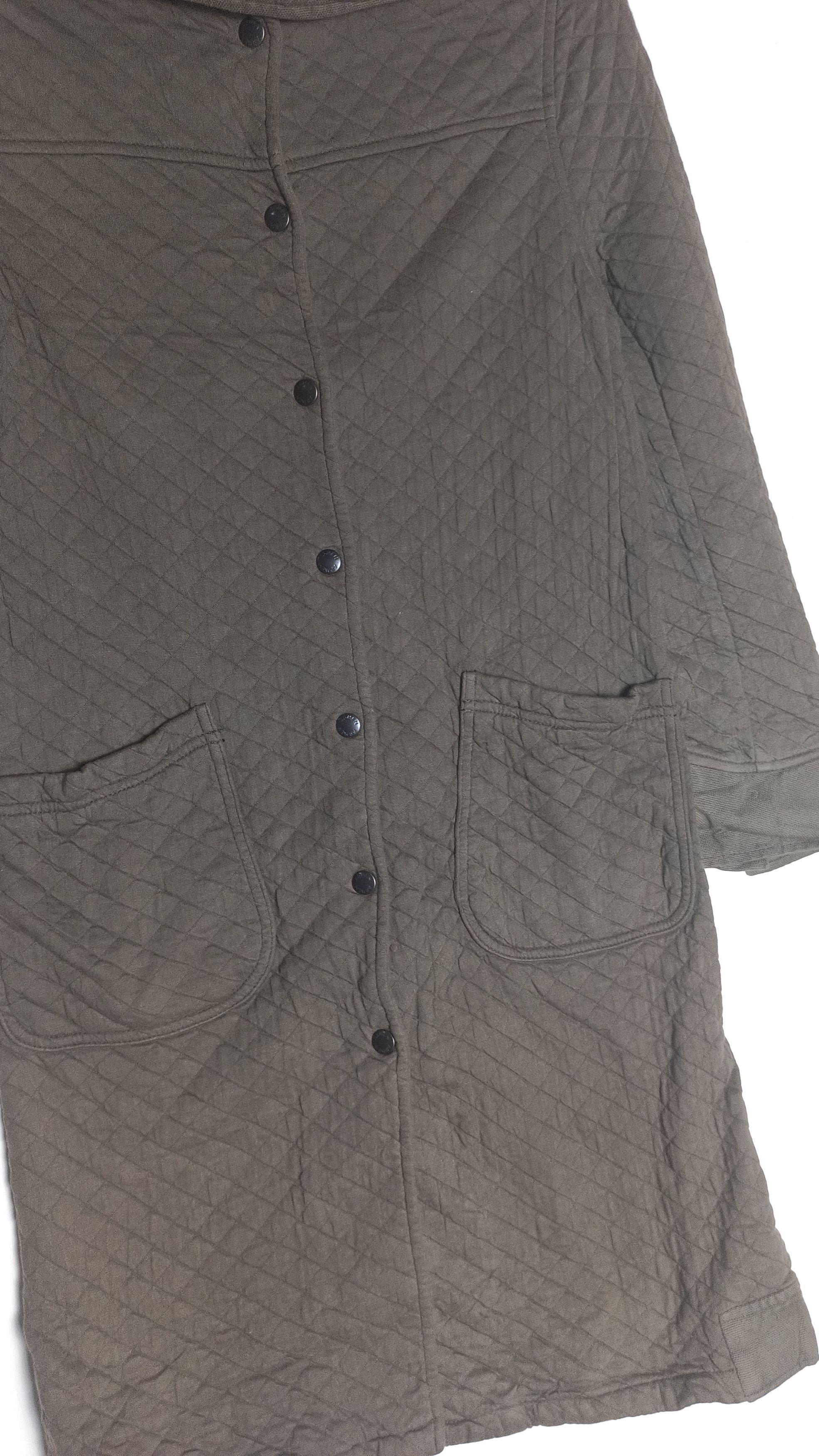 Designer Armen Women's Quilted French Hooded Coat Size S / US 4 / IT 40 - 6 Thumbnail