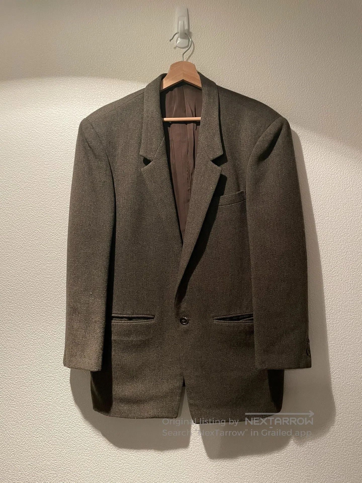 Issey Miyake Issey Miyake 80s Padded Shoulder Blazer. Size M / US 6-8 / IT 42-44 - 1 Thumbnail