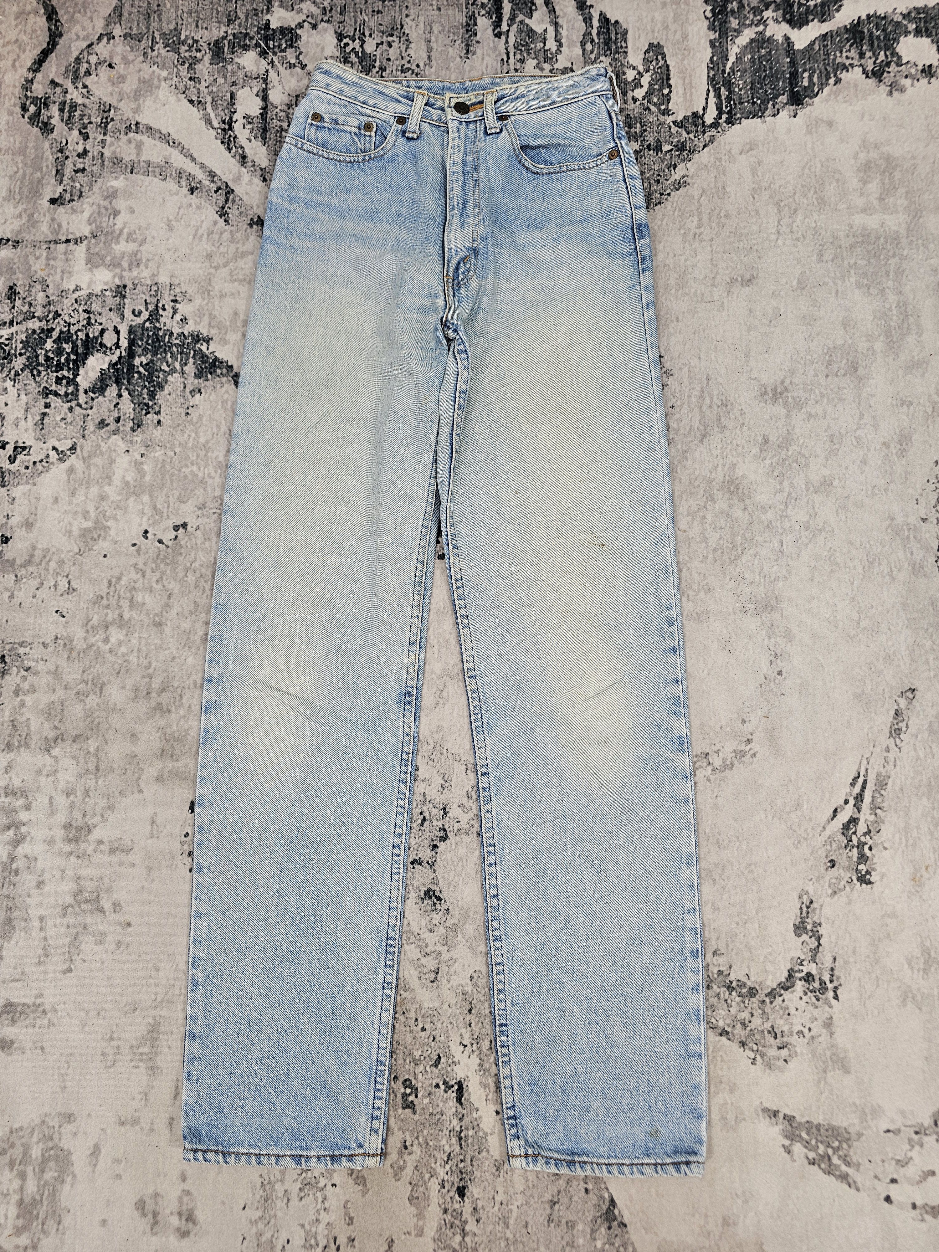 Levi's Vintage Clothing Vtg LEVIS W515 0227 Faded Light Blue High Rise Jeans L0559 Size US 26 / EU 42 - 1 Thumbnail