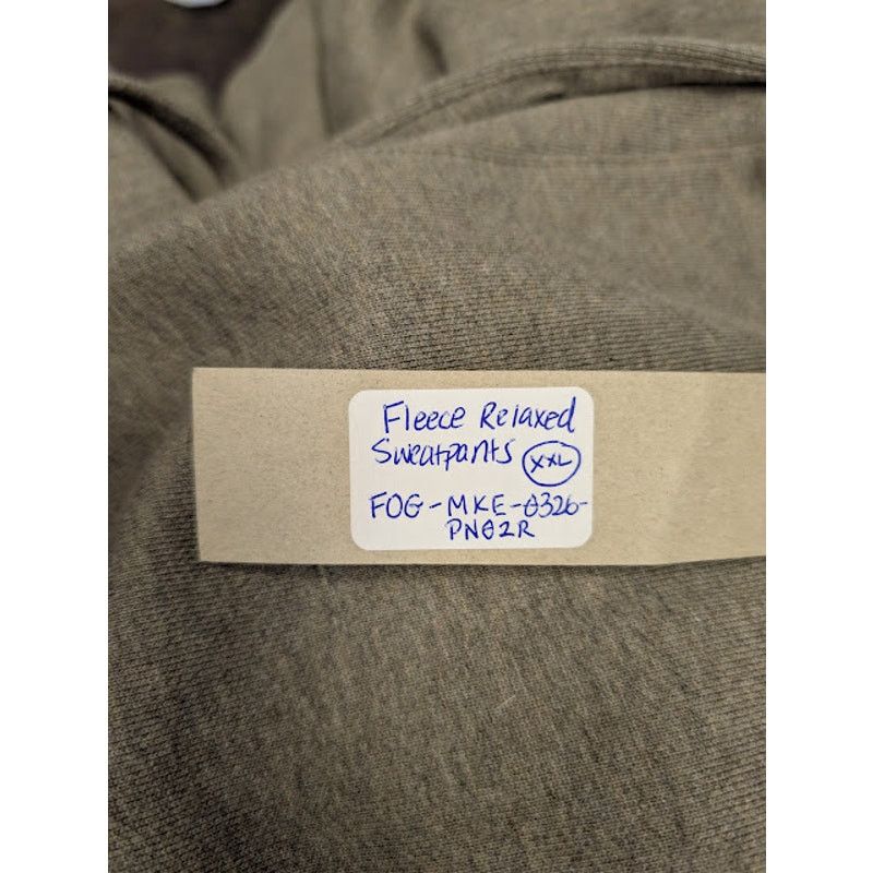 Fear of God o1rshd1 Fleece Relaxed Sweatpants in Heather Grey Size US 38 / EU 54 - 23 Thumbnail