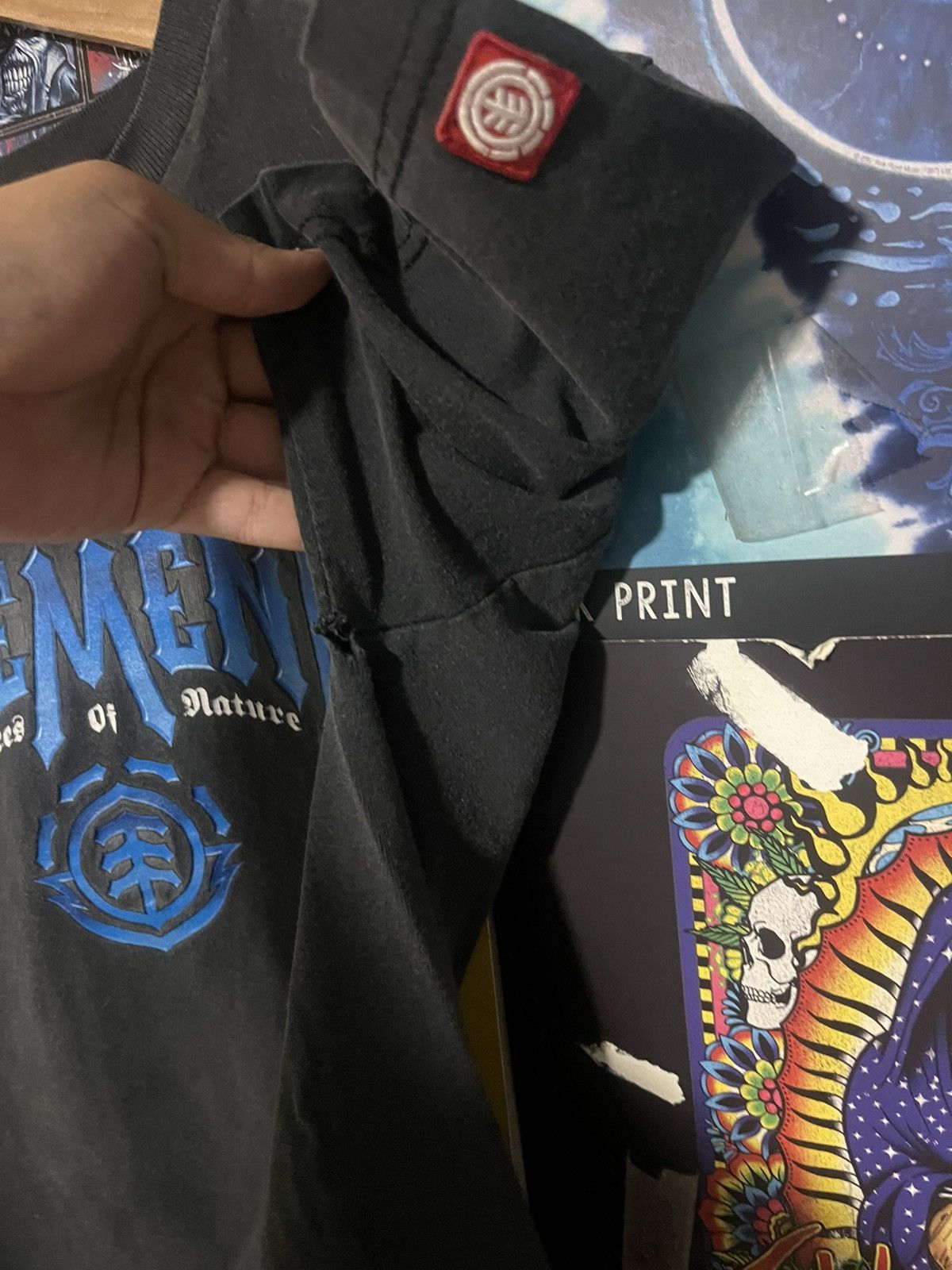 Element Vintage Y2K Faded Element Boxy Skateboarding grunge shirt Size US S / EU 44-46 / 1 - 8 Thumbnail