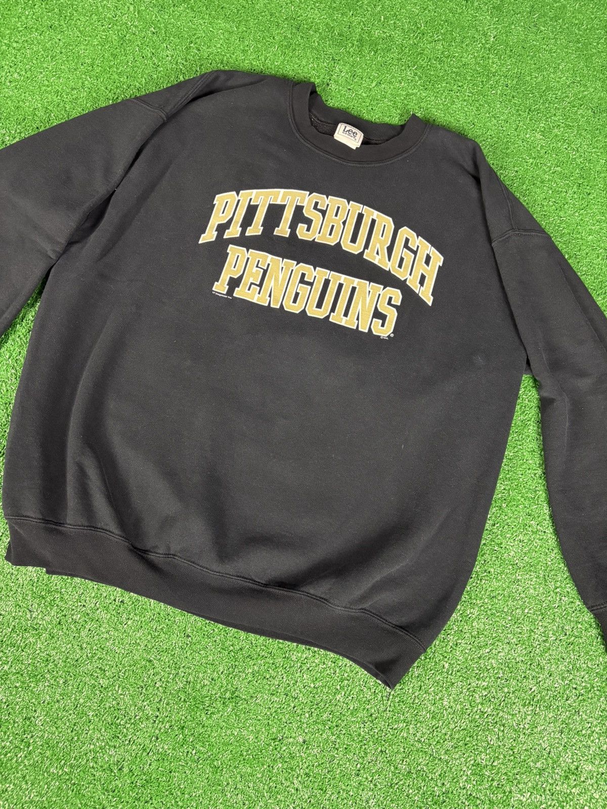 NHL × Vintage Vintage Y2K Pittsburgh Penguins Crewneck Sweatshirt Size US XL / EU 56 / 4 - 2 Thumbnail