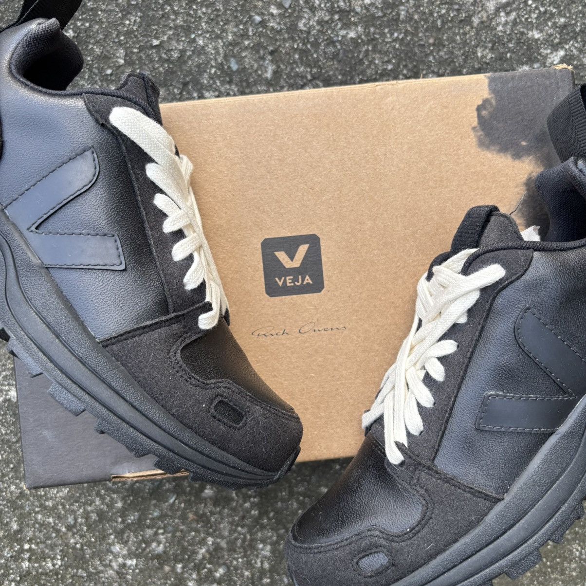 Rick Owens × Veja Rick Owens Veja Megalace Hiking Shoe Size US 7 / EU 40 - 3 Thumbnail