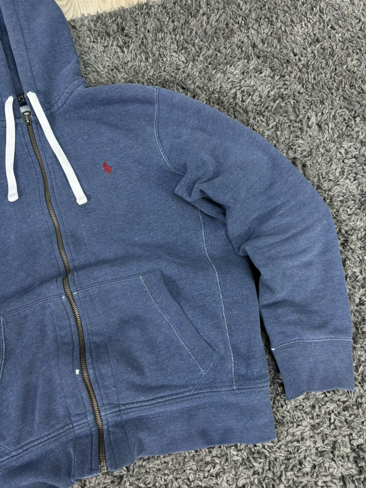 Ralph Lauren × Vintage Polo Ralph Lauren Zip Up Distressed Japanese Style Size US M / EU 48-50 / 2 - 7 Thumbnail