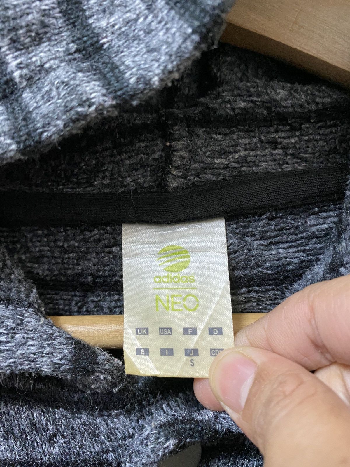Adidas Adidas Neo Zipper Hodie Wool Snap Button Size US S / EU 44-46 / 1 - 6 Thumbnail