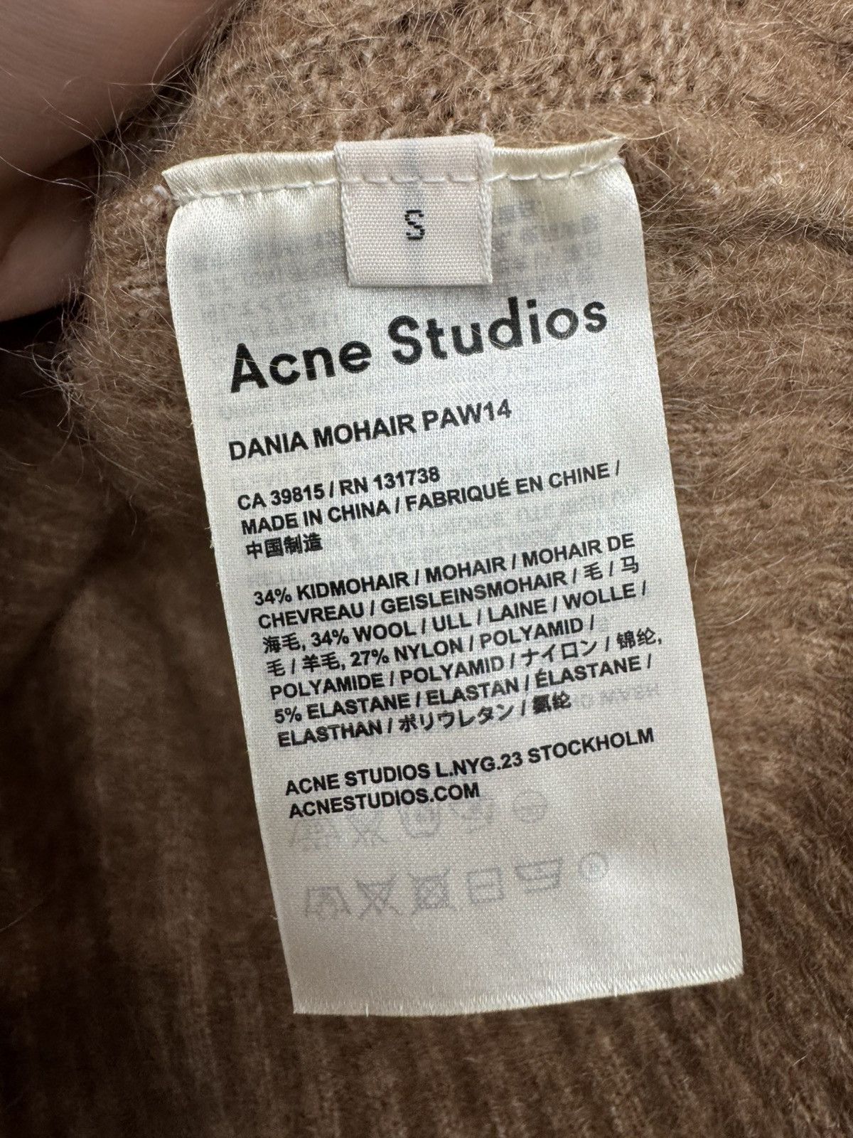 Acne Studios Acne Studios Mohair Dramatic Oversize Sweater Knit Designer Size US S / EU 44-46 / 1 - 4 Thumbnail