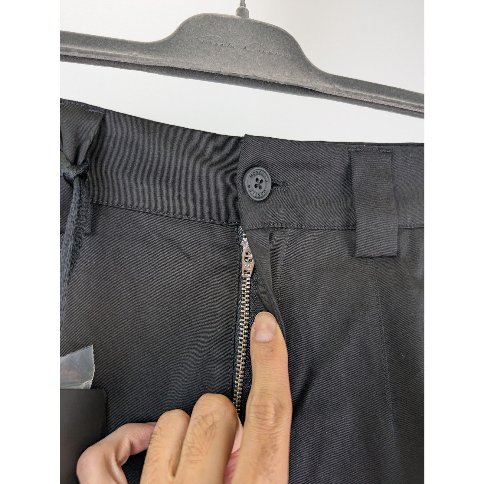 Moncler o1rshd1 Tactical Cargo Pants Trousers Sweatpants in Black Size US 34 / EU 50 - 8 Thumbnail