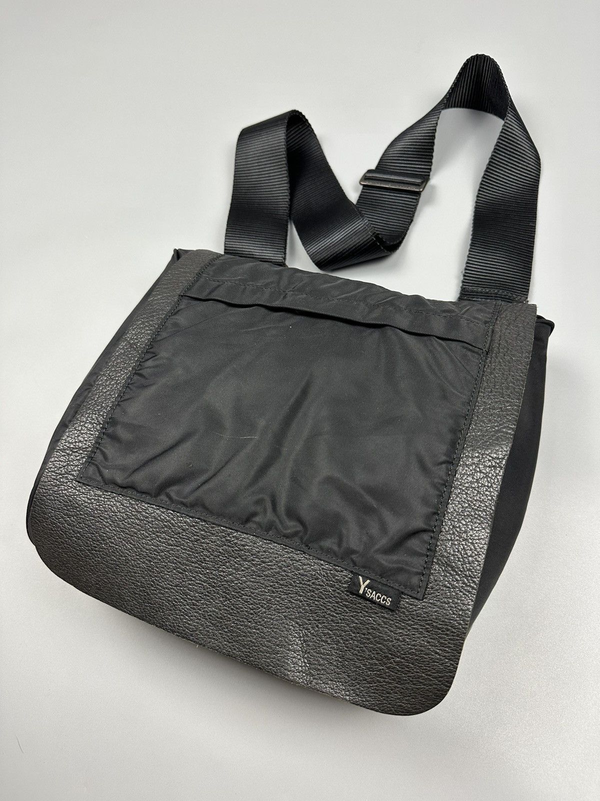 Y's × Yohji Yamamoto Y’saccs Yohji Yamamoto Leather Shoulder/Sling Bag Size ONE SIZE - 2 Thumbnail