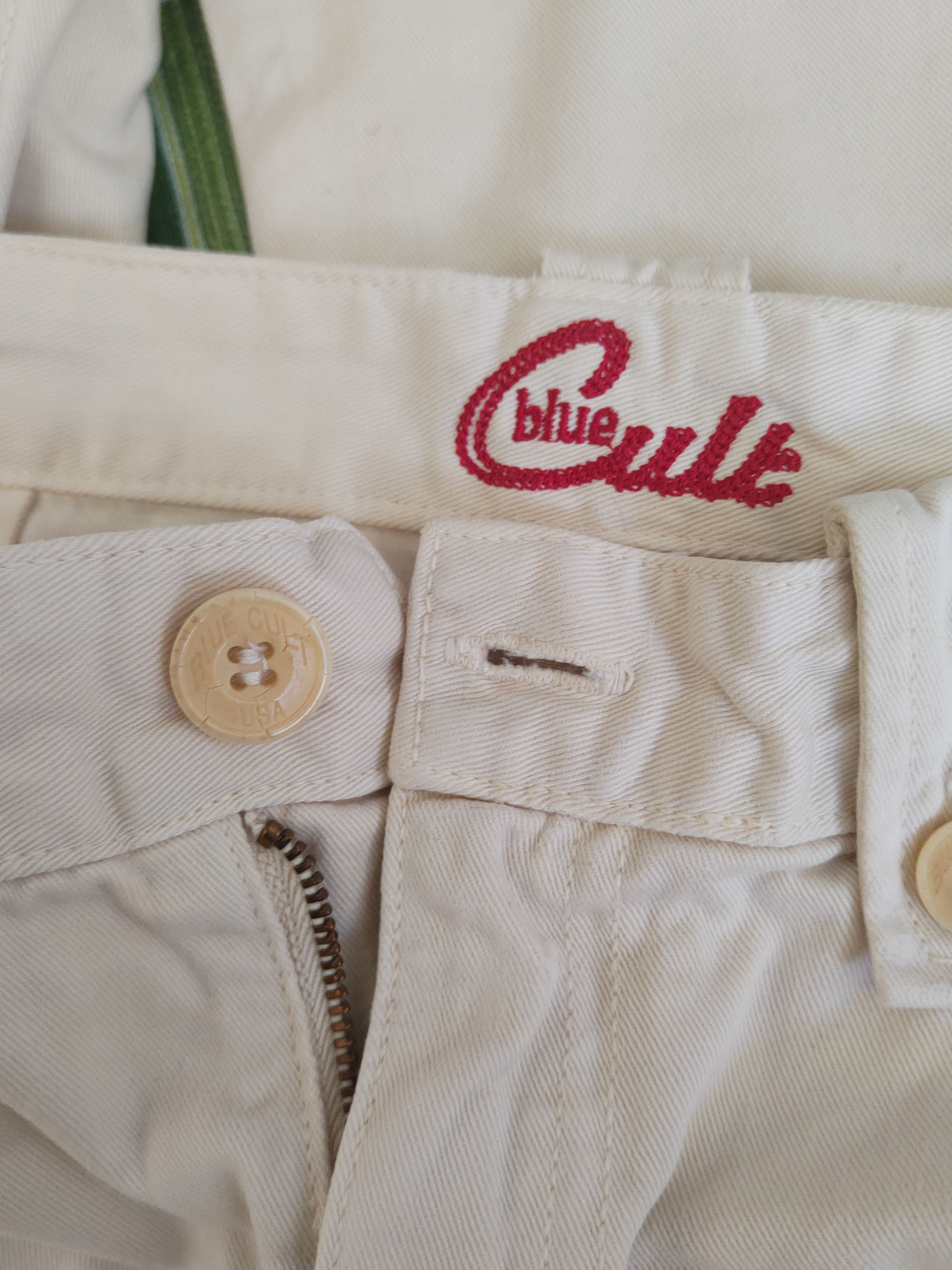 Japanese Brand DL Blue Cult Ivory Multipocket Tactical Cargo Pants #1791 Size 32" / US 10 / IT 46 - 15 Thumbnail
