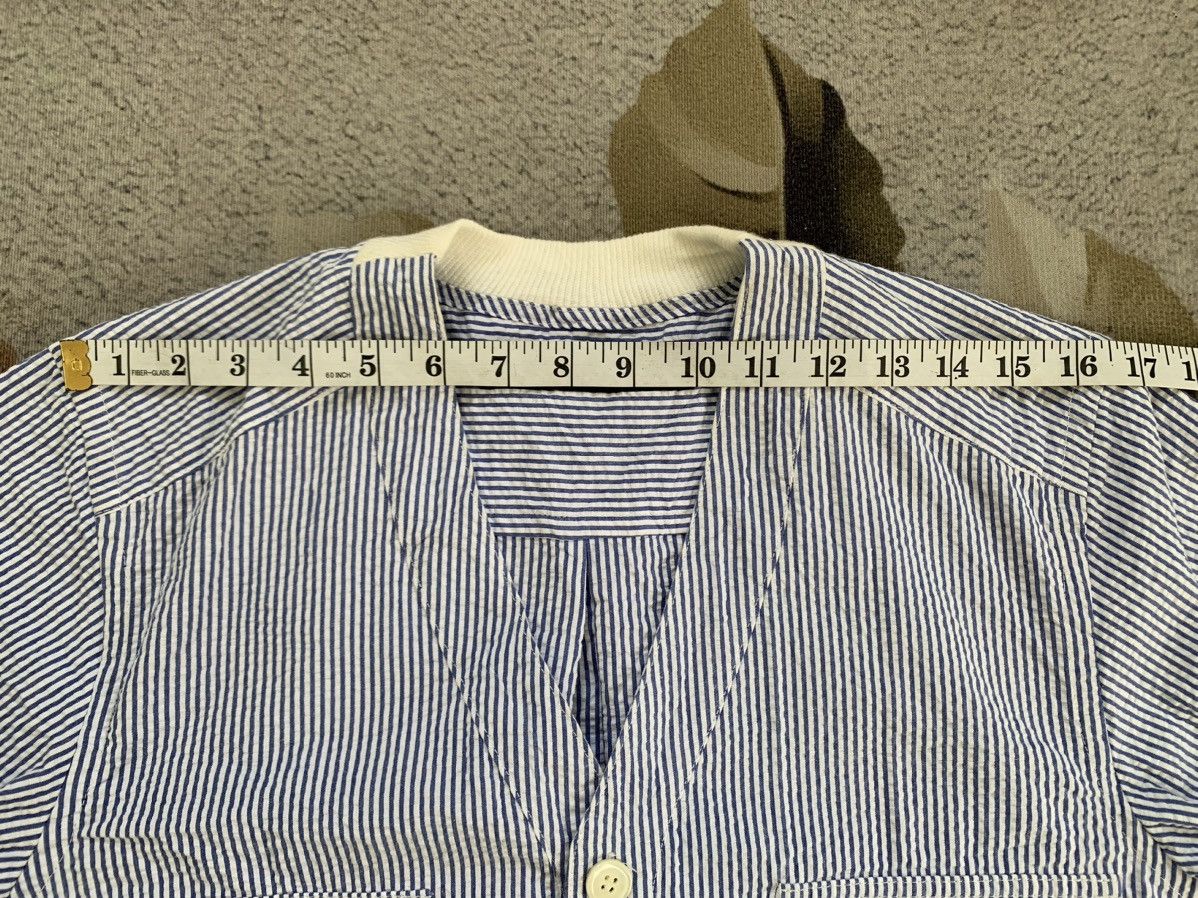 Mercibeaucoup Thin Buttons Stripes Jacket