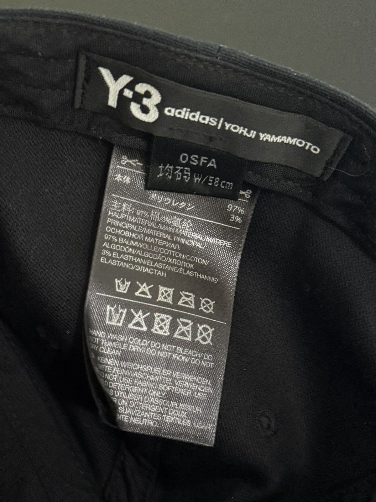 Adidas Y-3 Hat Size ONE SIZE - 4 Thumbnail