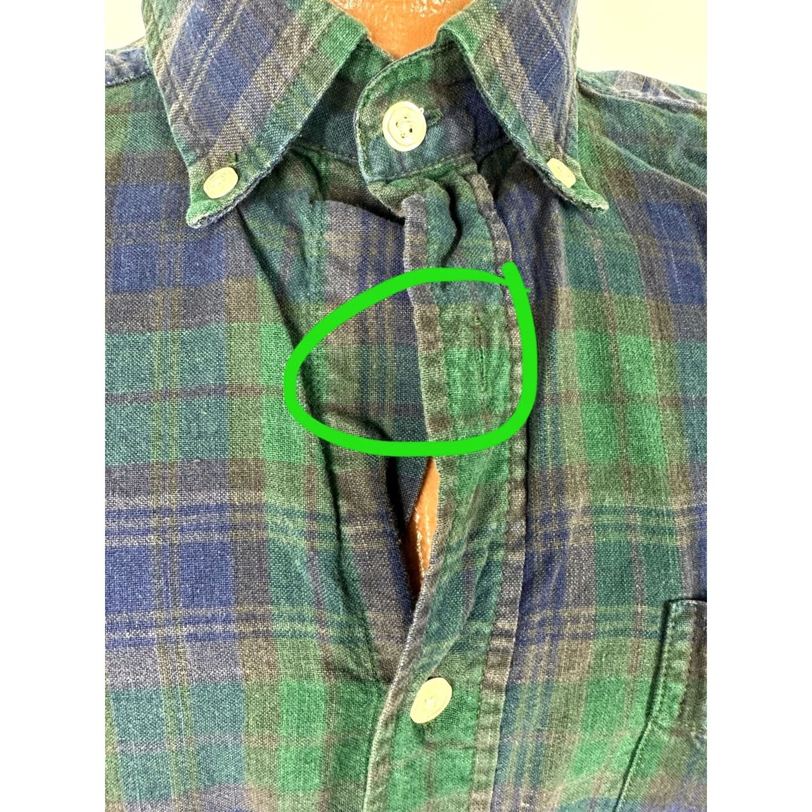 Vintage Vintage Native Habitat Planet Earth Shirt Men M Blue Plaid Button-Up Casual 90s Grunge Size US M / EU 48-50 / 2 - 6 Thumbnail