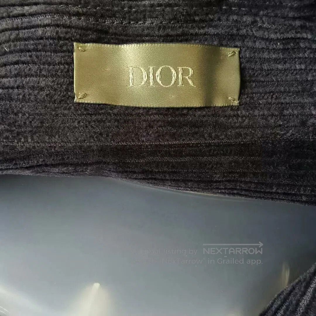 Dior dior oblique patch embroidered corduroy shirt. Size US L / EU 52-54 / 3 - 3 Thumbnail