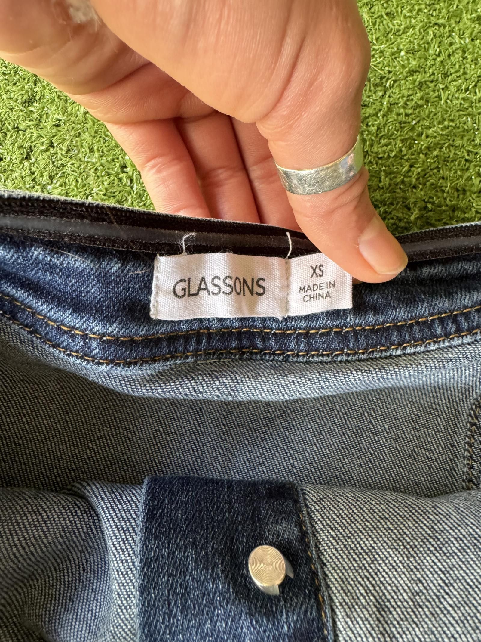 Designer Glassons Denim Tube Top Size ONE SIZE - 2 Thumbnail