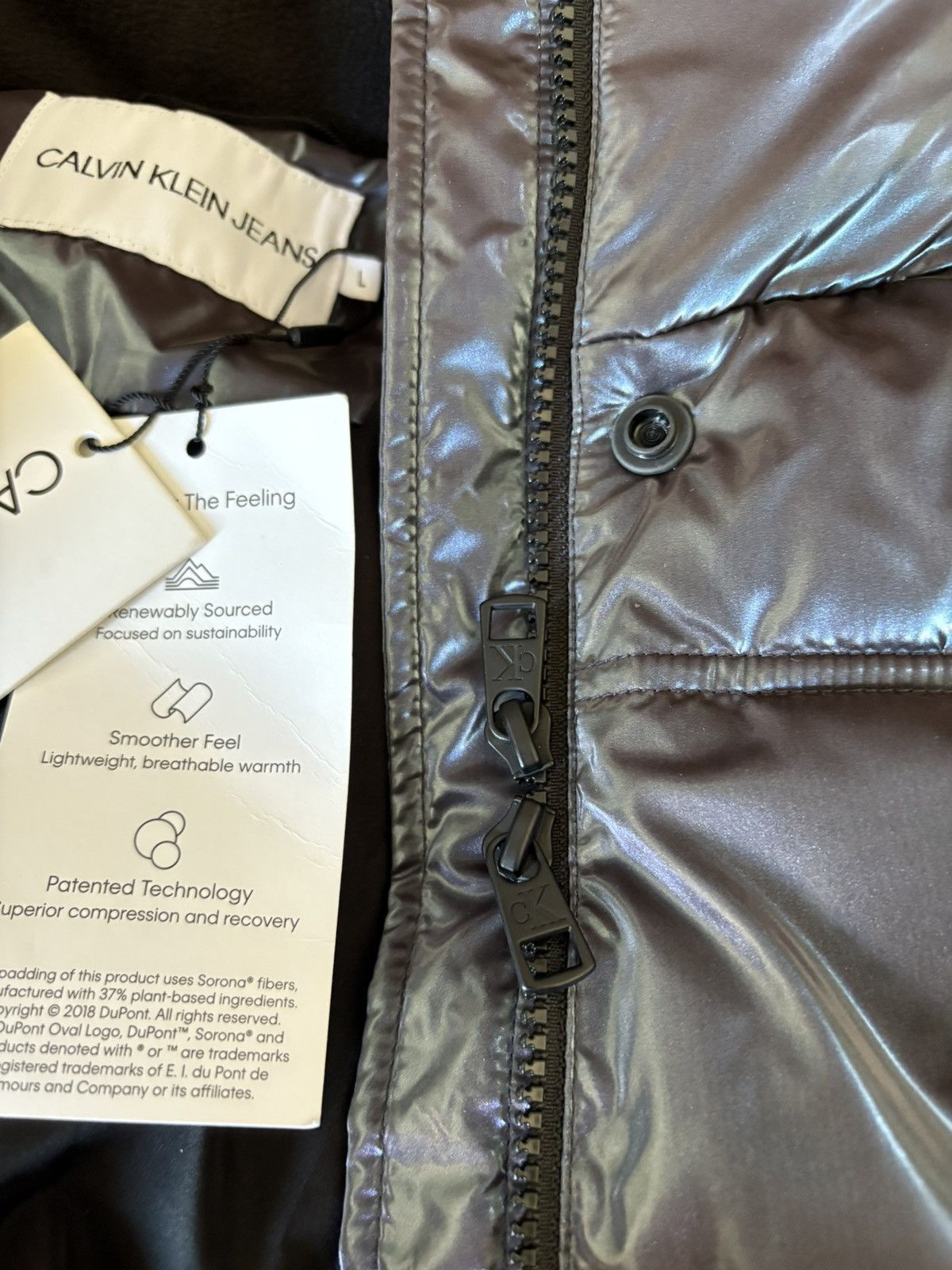 Calvin Klein Calvin Klein Heavy Jacket Blue/Purple Size US L / EU 52-54 / 3 - 5 Thumbnail