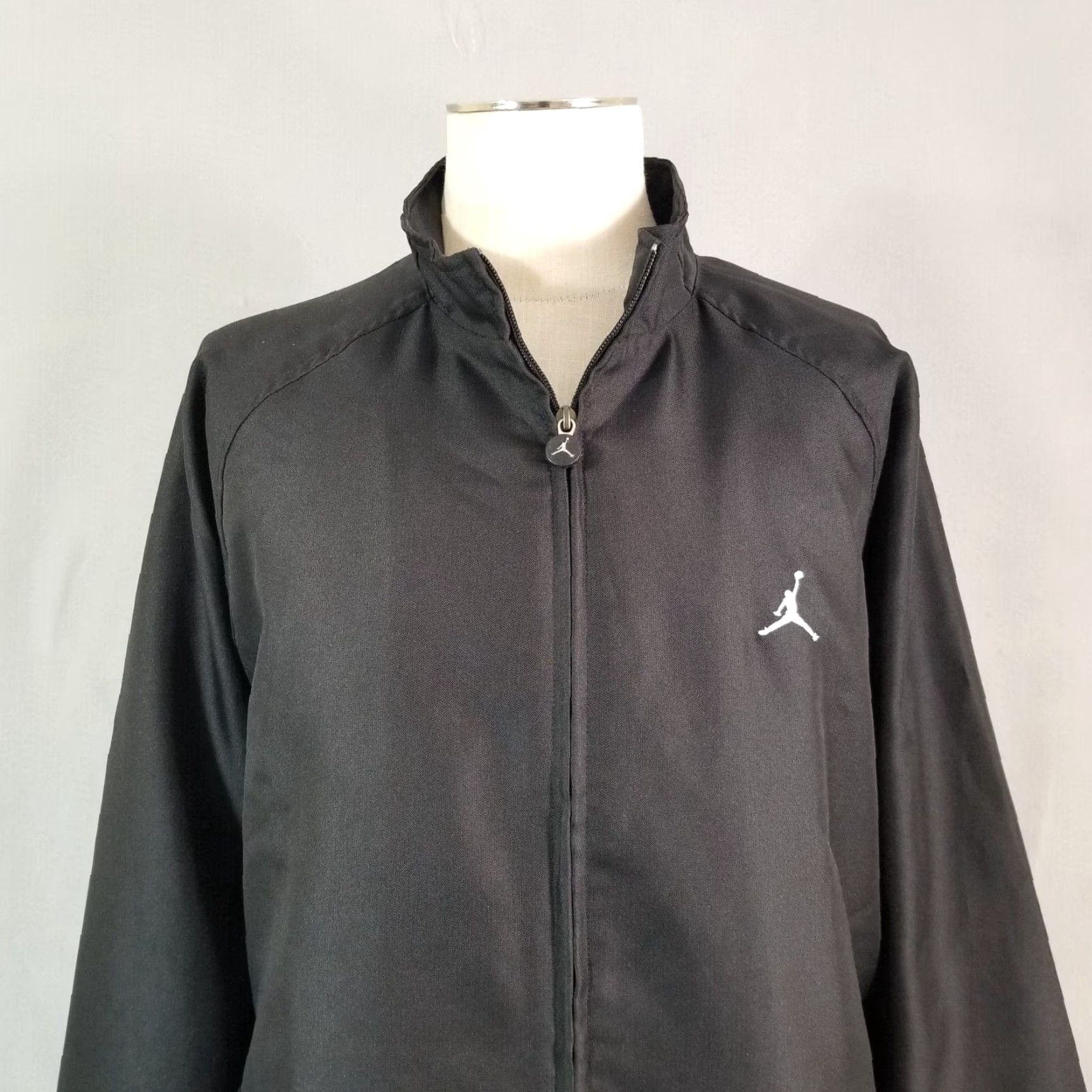 Nike Air Jordan track jacket mens XL extra large oversized black lined sports jacket track Nike Air Jordan
