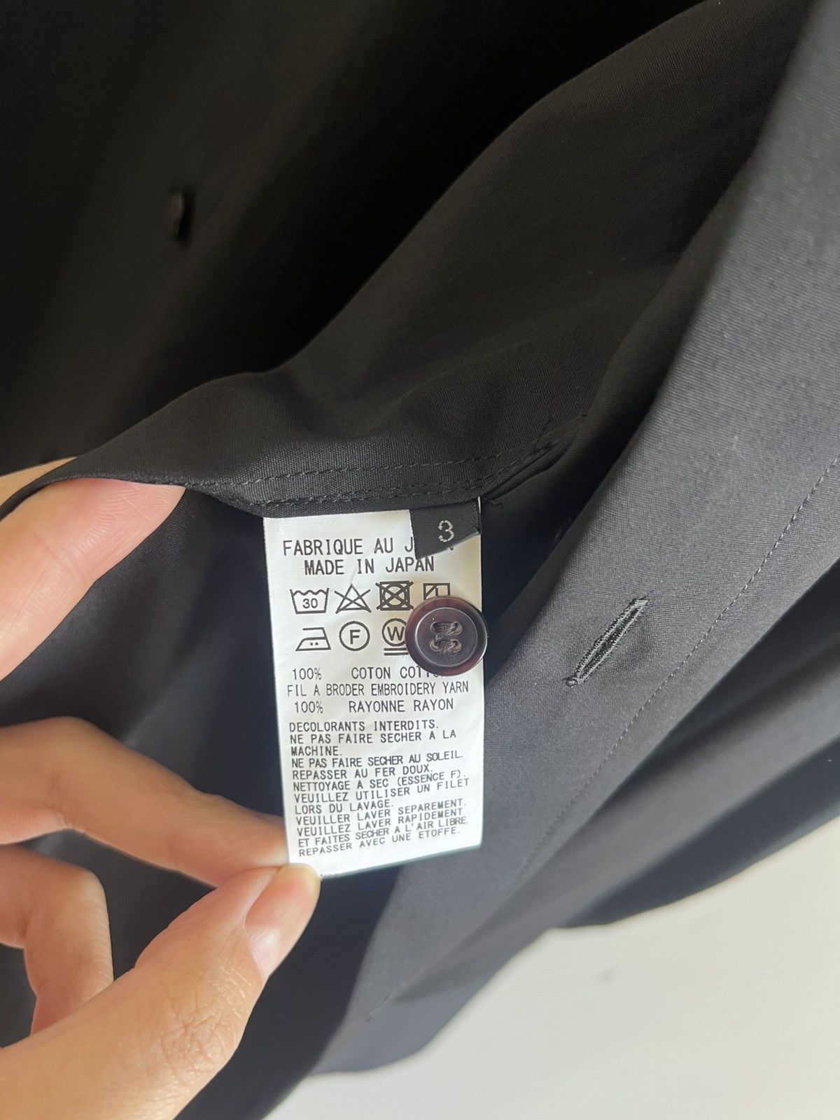 Yohji Yamamoto Yohji Yamamoto S'yte - Flora Embroidery Long Sleeve Shirt Size US L / EU 52-54 / 3 - 7 Thumbnail