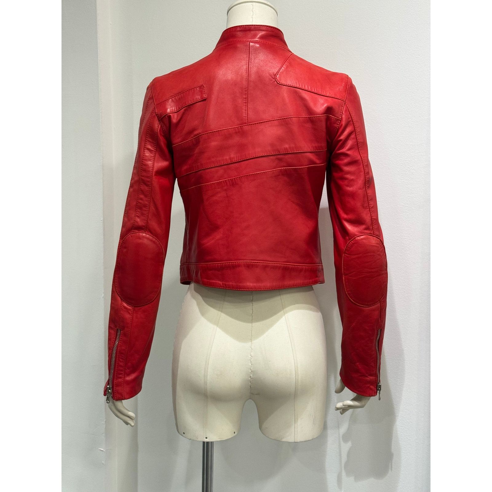 Dolce & Gabbana S/S2001 Dolce & Gabbana runway biker leather jacket Size M / US 6-8 / IT 42-44 - 5 Thumbnail