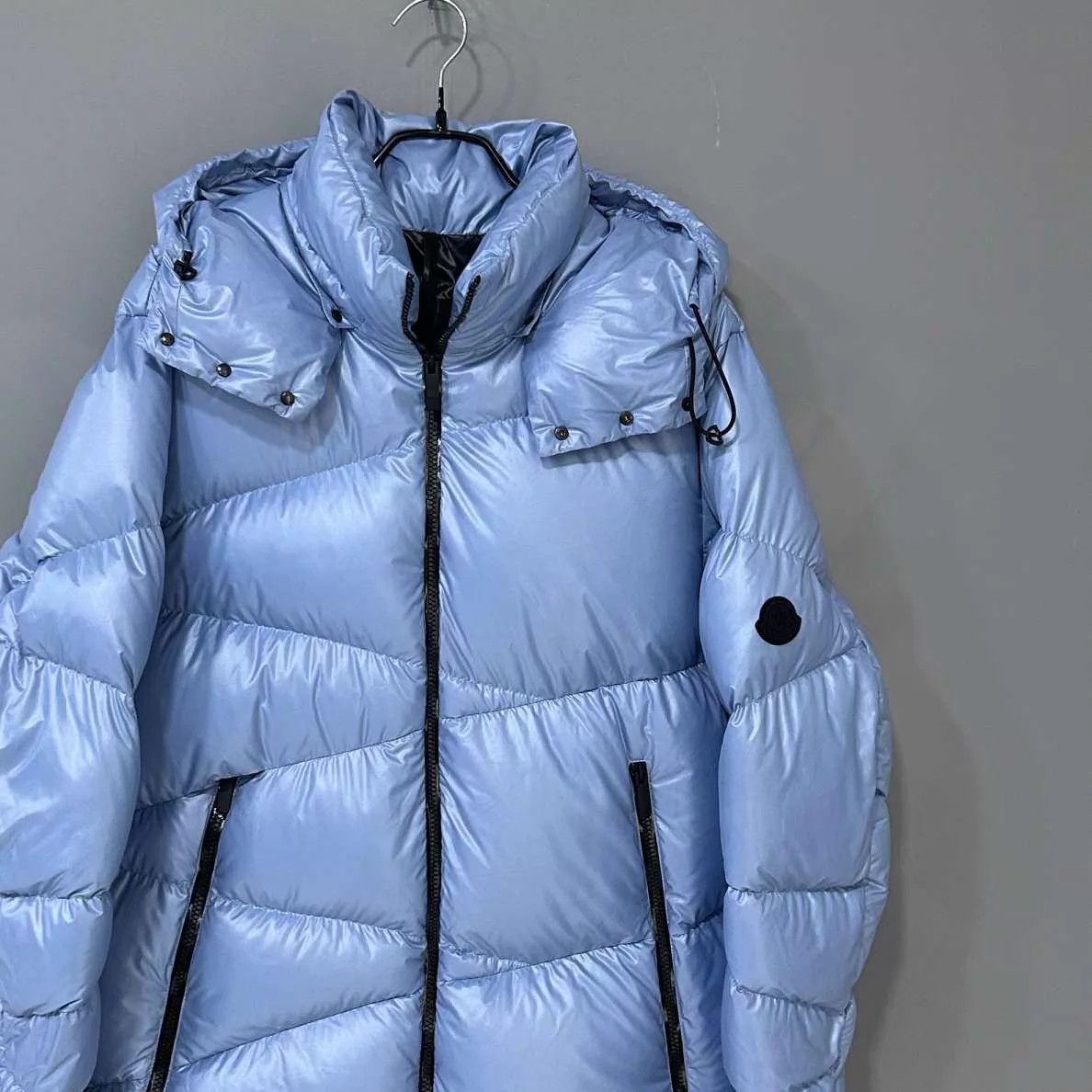 Moncler Moncler Yonne Black Logo Hooded Down Jacket 3 Size M / US 6-8 / IT 42-44 - 2 Thumbnail