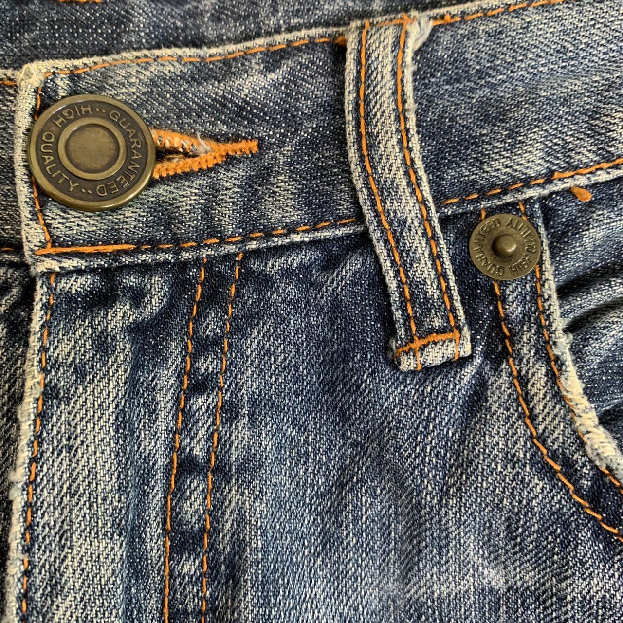 Japanese Brand × PPFM Japanese Brand Zipper Lightning Jeans Distressed Jeans Size US 27 - 9 Thumbnail