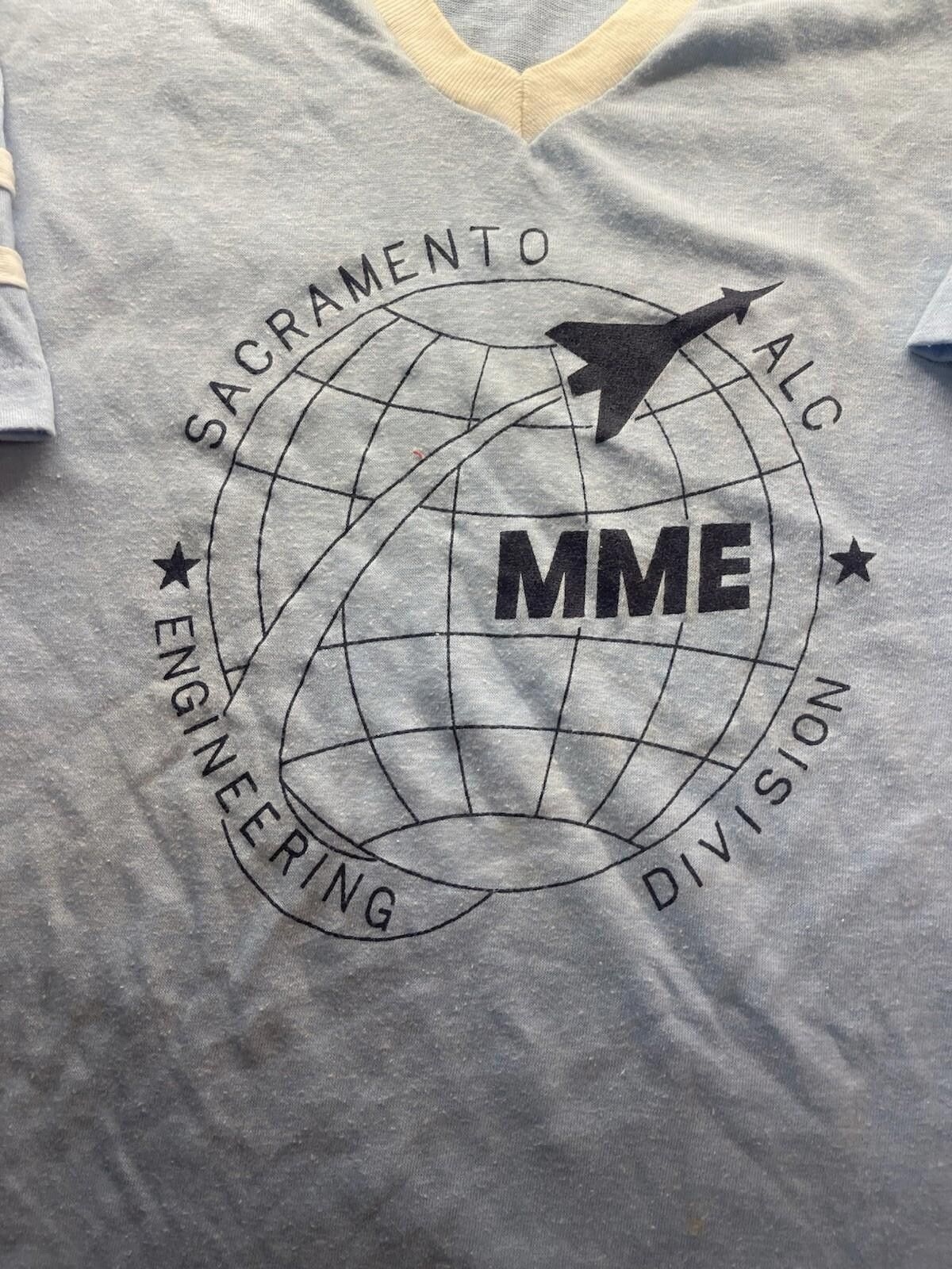 Jerzees Vintage Old Sacramento MME Air Force Engineering USA L Size US L / EU 52-54 / 3 - 3 Thumbnail
