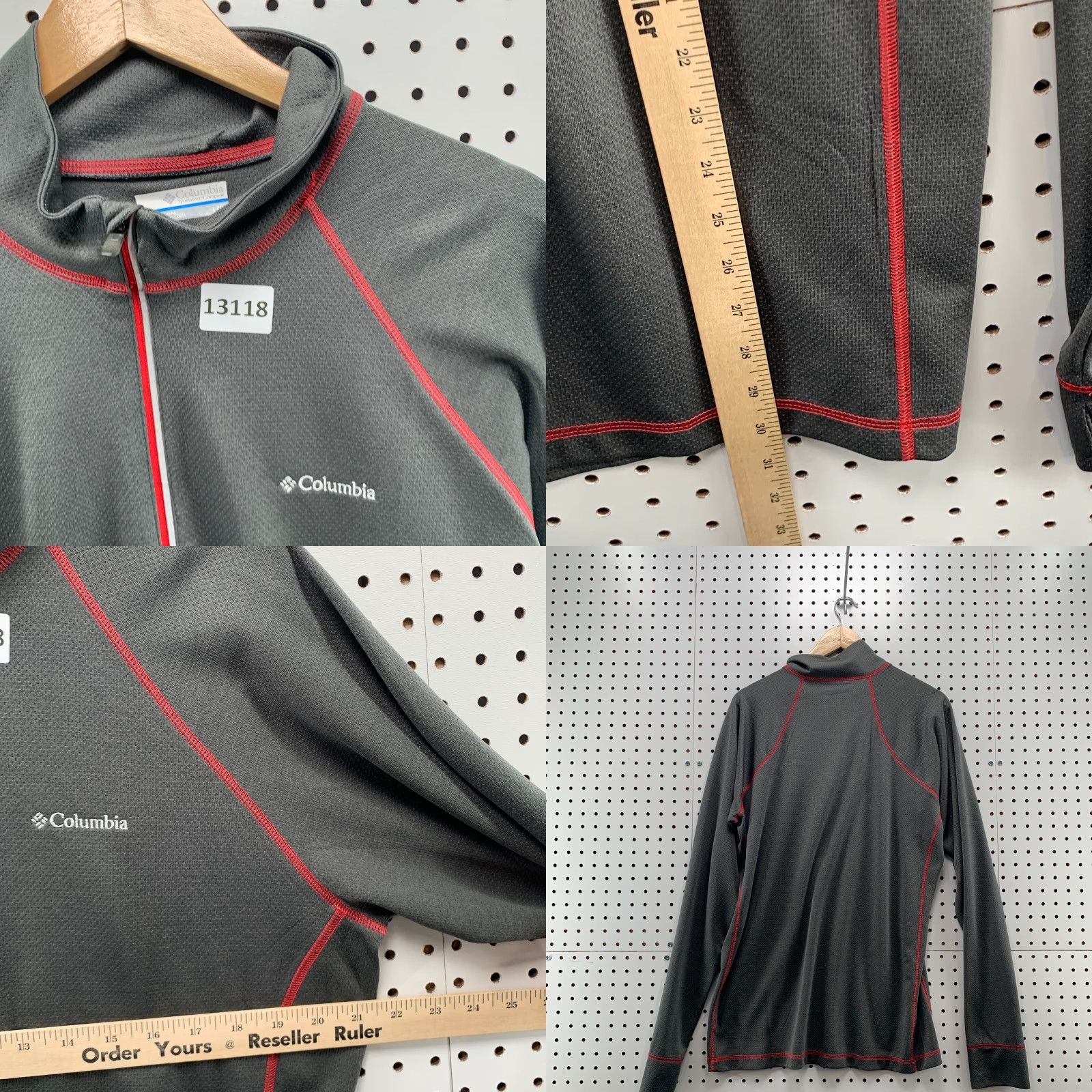 Vintage Columbia Mens 1/4 Training Long Sleeve Gray Red Size L Pullover Logo Knit Crew Neck Sweatshirt Shirt Size US L / EU 52-54 / 3 - 8 Thumbnail