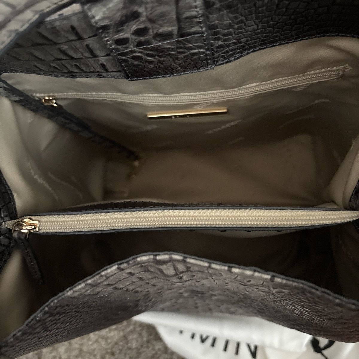 BRAHMIN Brahmin alligator skin bucket bag Size ONE SIZE - 5 Thumbnail
