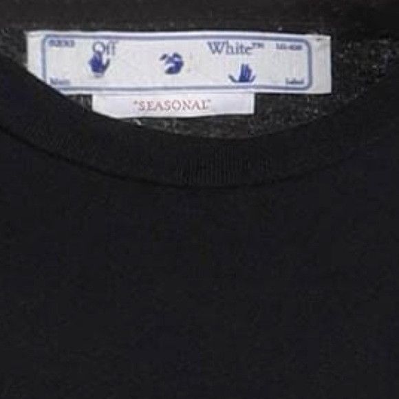 Off-White Off-White Black Scribble T-shirt M Size US M / EU 48-50 / 2 - 4 Thumbnail