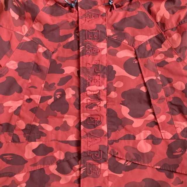 Bape BAPE Red camo hoodie snowboard jacket a bathing ape Size US L / EU 52-54 / 3 - 2 Thumbnail