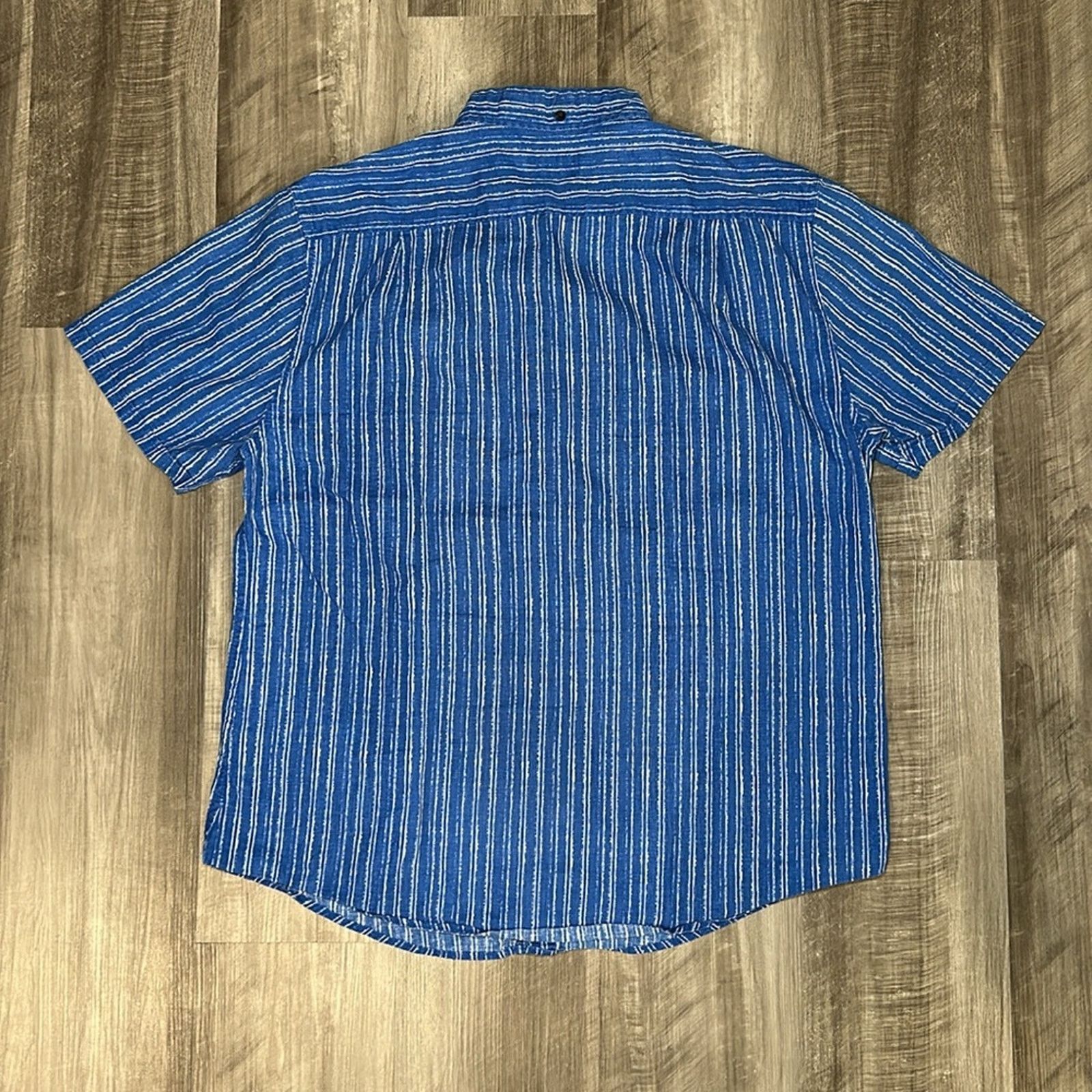 Onia Onia Linen Blend Short Sleeve Button Down - XL Size US XL / EU 56 / 4 - 3 Thumbnail