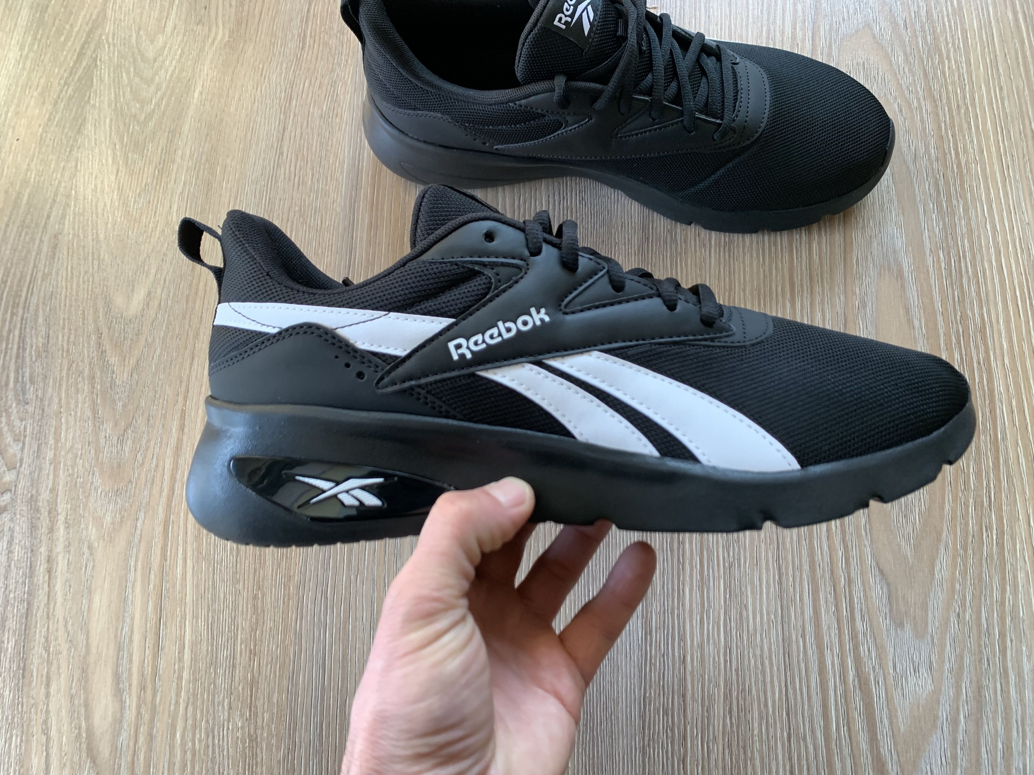 Reebok Mens Reebok Rider V Black Sneakers Size US 11 / EU 44 - 4 Thumbnail
