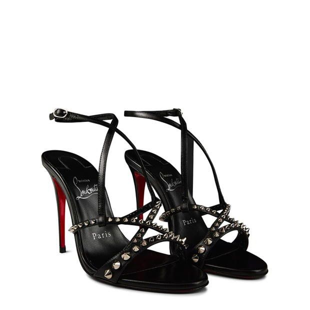 Christian Louboutin Tatooshka Spikes 100mm Strappy Sandals Size US 6 / IT 36 - 4 Thumbnail