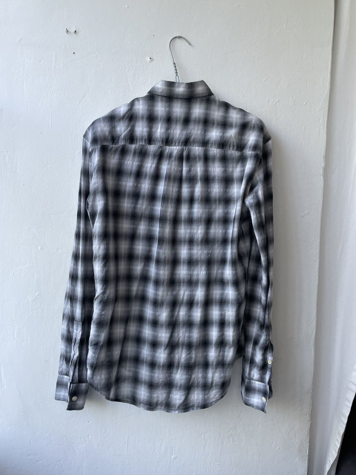 Hedi Slimane × Saint Laurent Paris Saint Laurent Plaid shirt Size US S / EU 44-46 / 1 - 3 Thumbnail