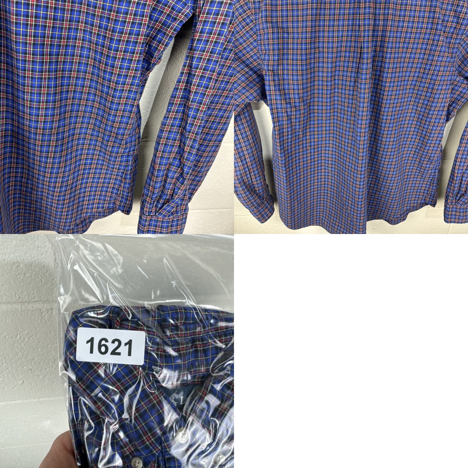 Polo Ralph Lauren VINTAGE Polo Ralph Lauren Mens Classic Fit Shirt XL Plaid Long Sleeve Button-Down Collar Logo Embroidered Size US XL / EU 56 / 4 - 10 Thumbnail