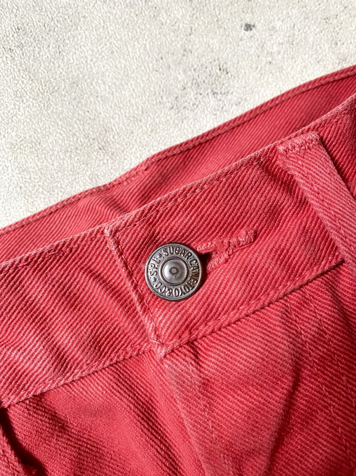 Sugar Cane 🔥RARE🔥 VTG SUGAR CANE RED DENIM Size US 31 - 11 Thumbnail