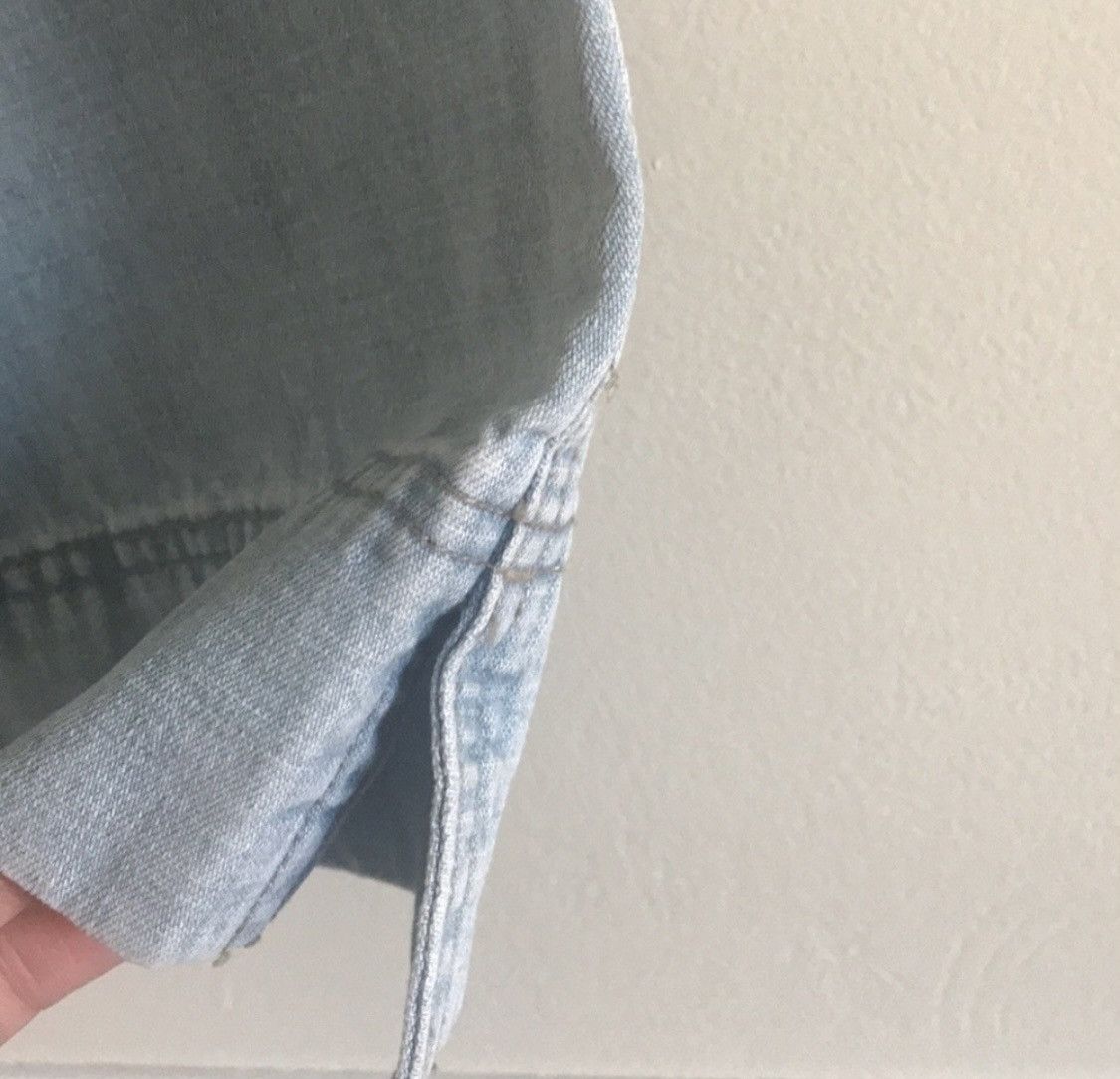 Lee LEE RIVETED WIDE LEG JEAN ANKLE PANTS CAPRIS SZ 6 Size 32" / US 10 / IT 46 - 3 Thumbnail