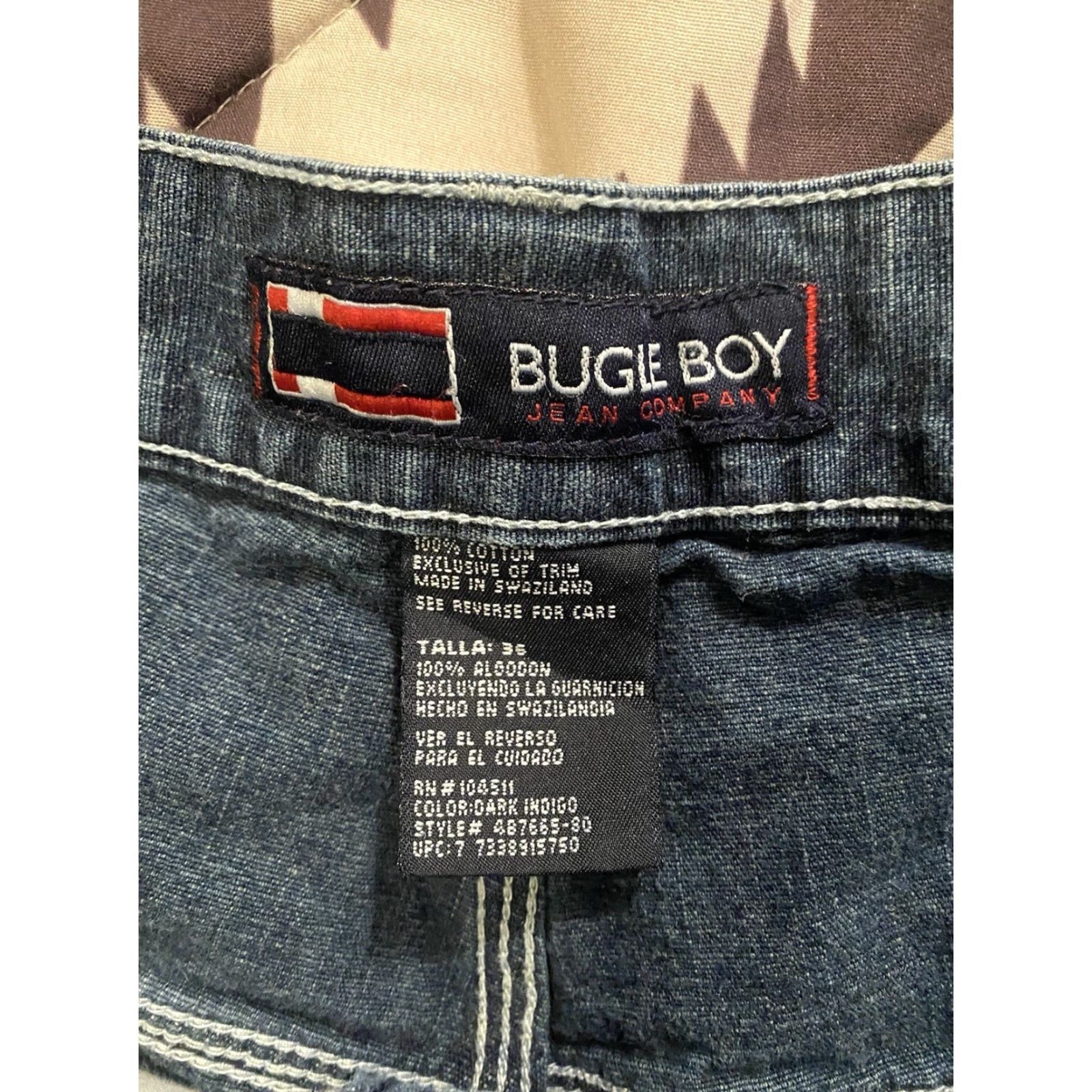 Bugle Boy VINTAGE Bugle Boy 77 Denim Short Baggy Streetwear JNCO style Men’s 34 Size US 34 / EU 50 - 7 Thumbnail