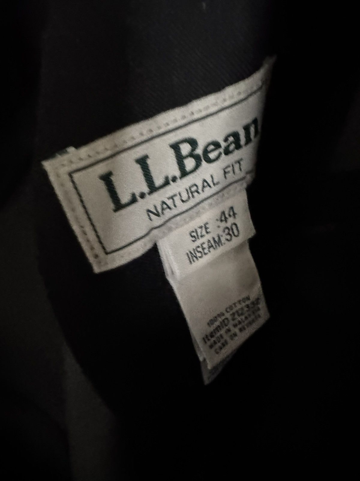 L.L. Bean LL Bean Mens Natural Fit Waist Pants Gray Size 44x30 Size US 44 / EU 60 - 4 Thumbnail