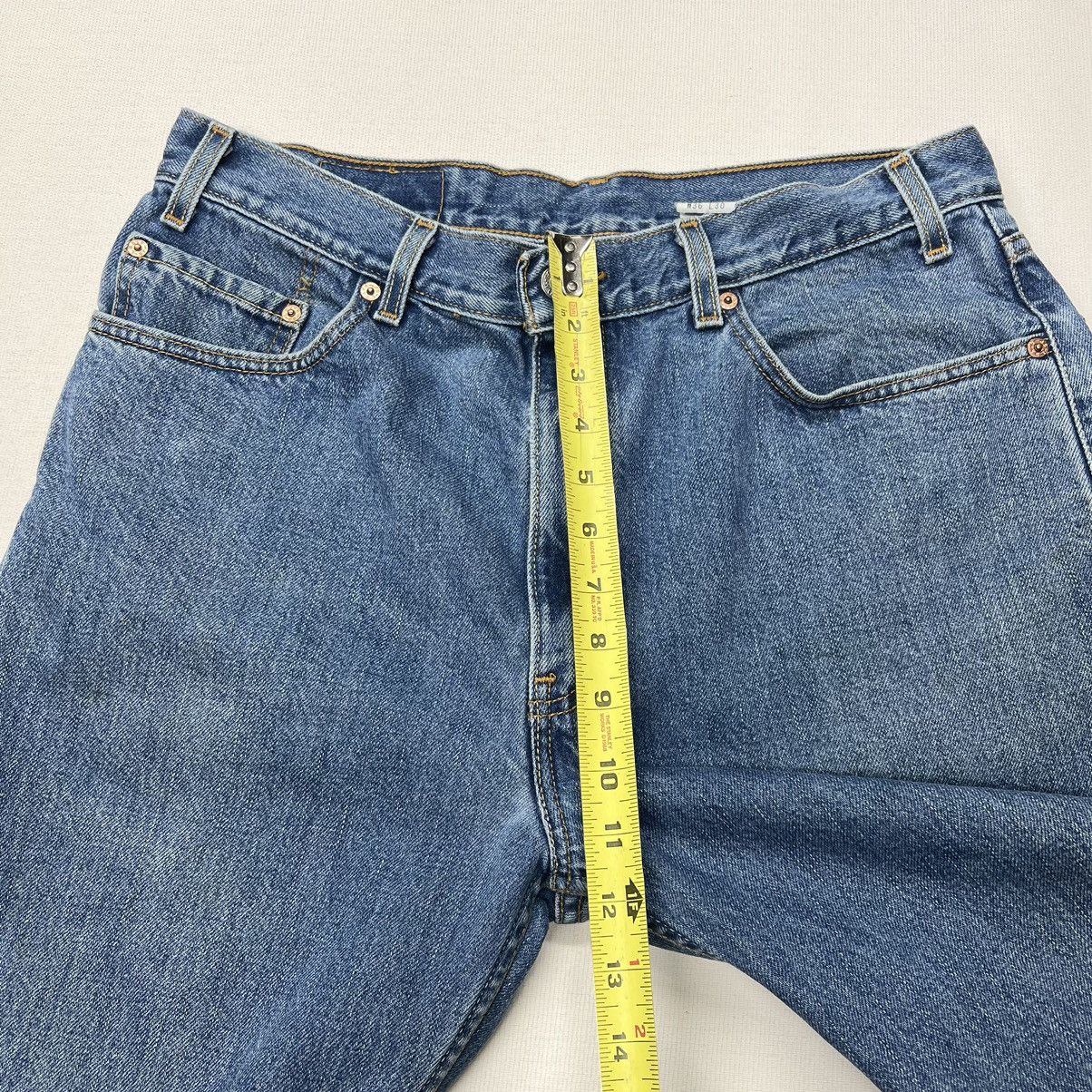 Levi's × Vintage VTG Levis 505 Jeans Blue Regular Fit Straight Denim Faded Size US 36 / EU 52 - 21 Thumbnail
