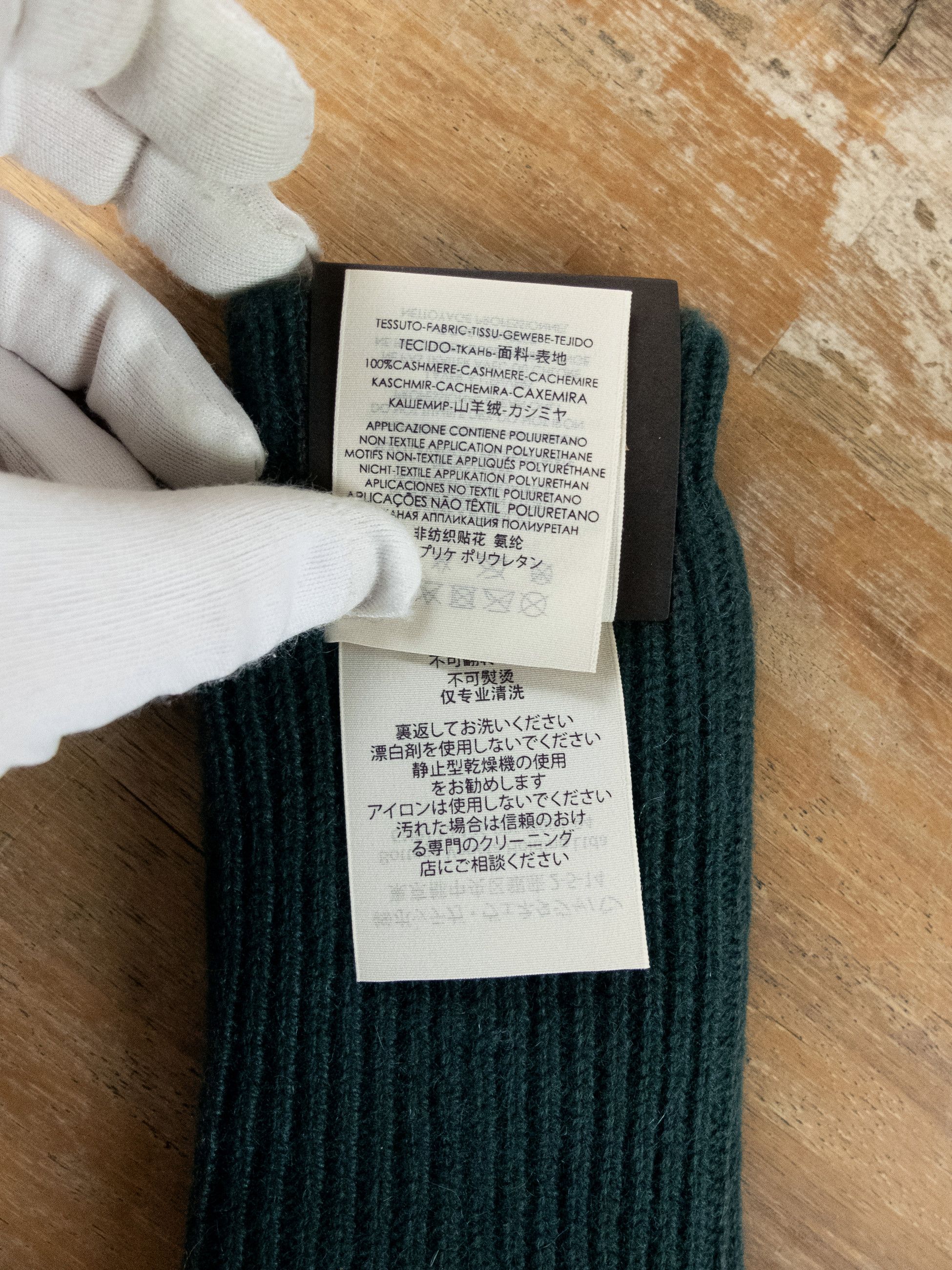 Bottega Veneta BOTTEGA VENETA 3 pairs pure cashmere long socks Small q Size ONE SIZE - 5 Thumbnail