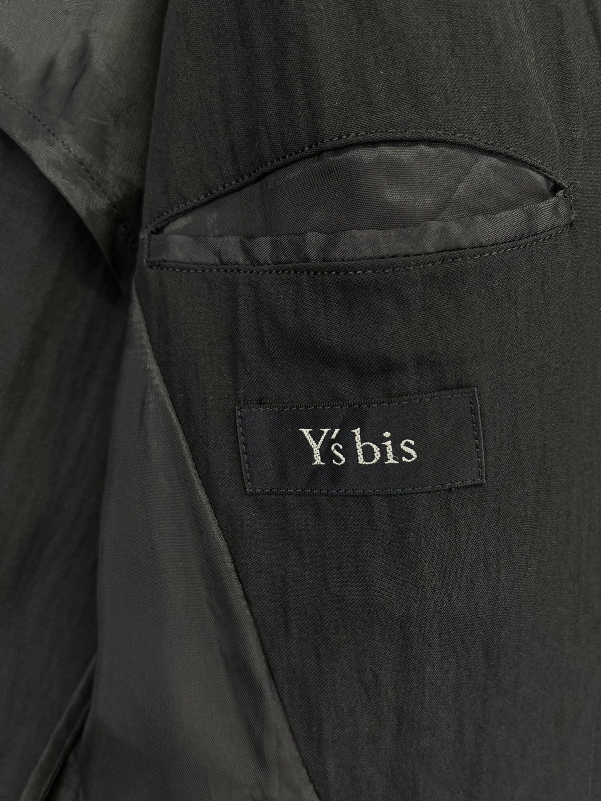 Yohji Yamamoto Vintage Yohji Yamamoto Y’s Bis Wool Coats Jacket Size M / US 6-8 / IT 42-44 - 7 Thumbnail